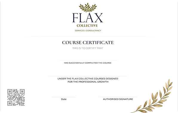 Flax Collective Course Certificate